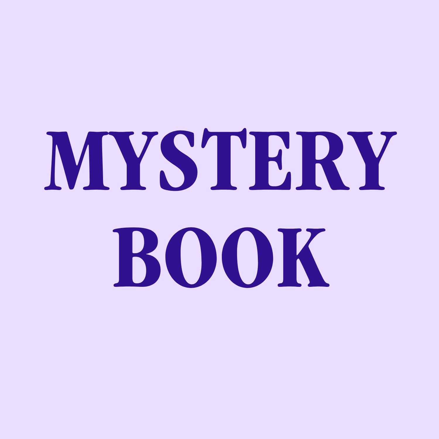 Mystery Book - Our Bestseller