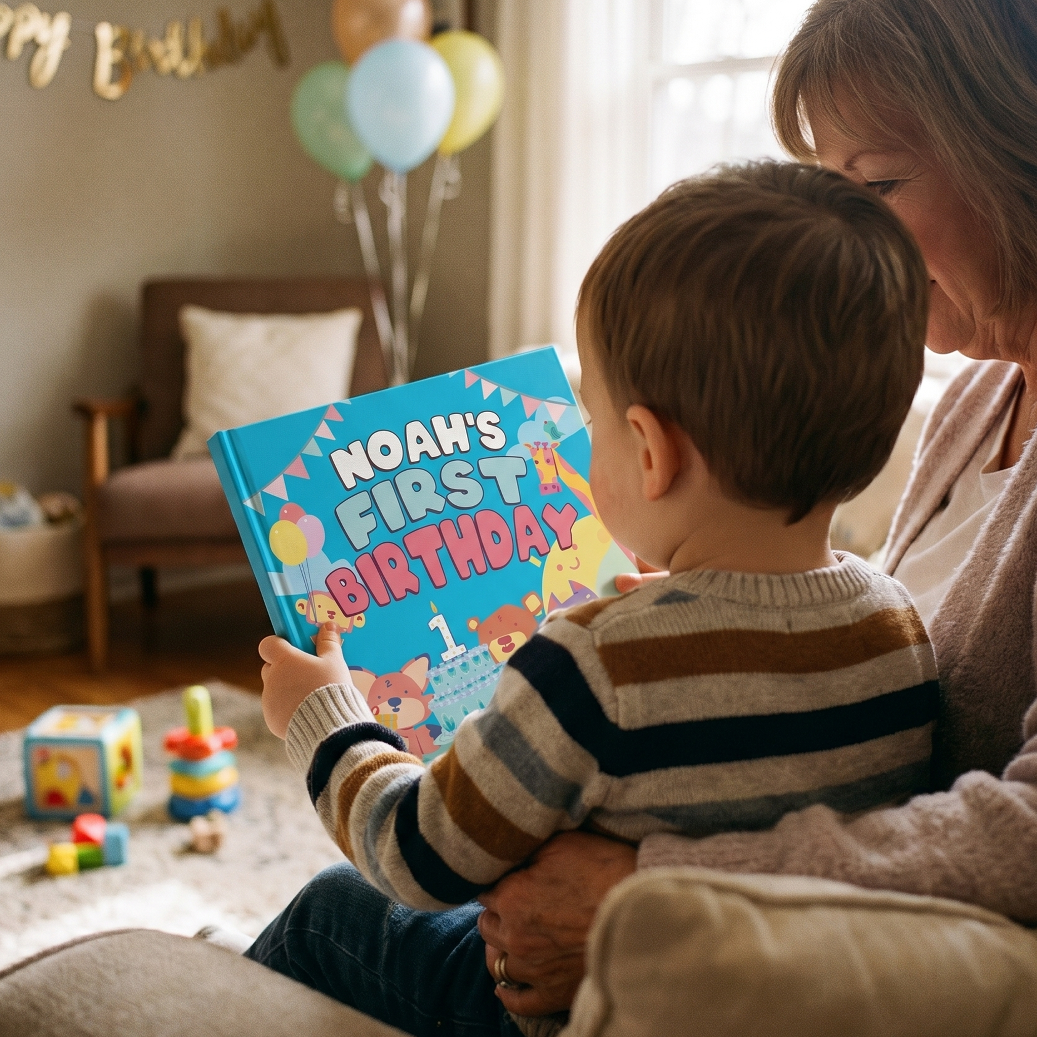 First Birthday Blue